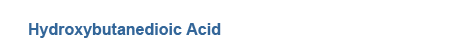 Hydroxybultanedioic Acid